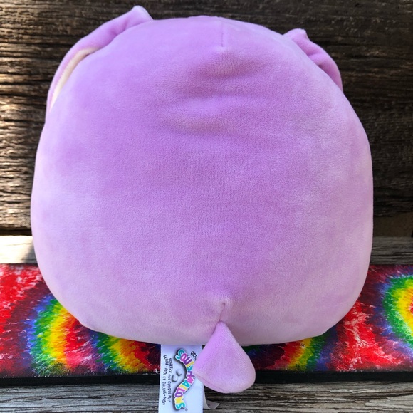 💜Squishmallows Bubbles purple Bunny Squishmallow 8” h Easter rabbit plush 💜 - Picture 4 of 11